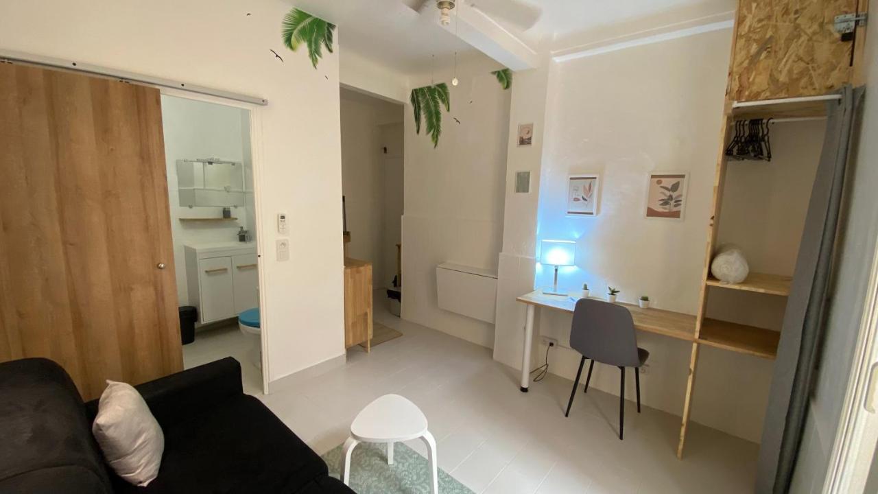 Studio "Les Cactus" Avec Terrasse A 5 Min A Pied De La Plage Nice Exterior photo